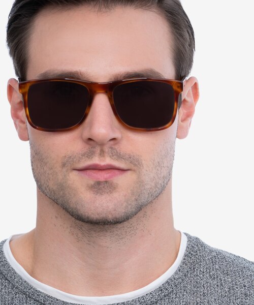 Kudos Brown AcetateSunglass Frames for Men from EyeBuyDirect