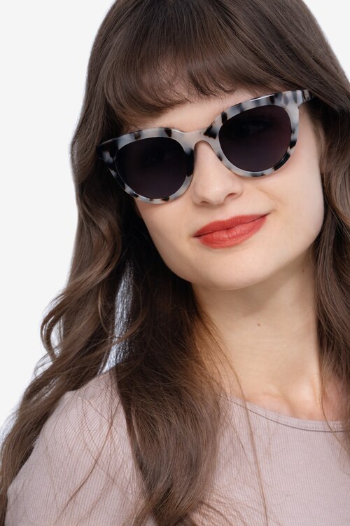 Cherish Ivory Tortoise AcetateSunglass Frames for Women from EyeBuyDirect