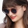 Cherish Champagne AcetateSunglass Frames for Women from EyeBuyDirect