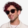 Soleil Tortoise Green AcetateSunglass Frames for Men from EyeBuyDirect