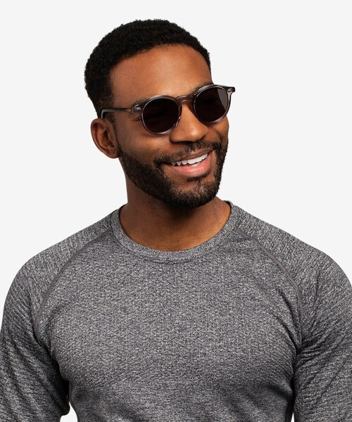 Luminance Striped AcetateSunglass Frames for Men from EyeBuyDirect