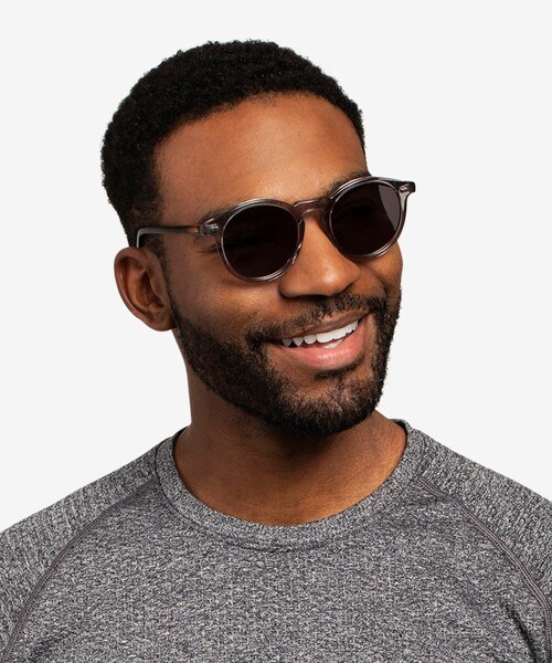 Luminance Striped AcetateSunglass Frames for Men from EyeBuyDirect