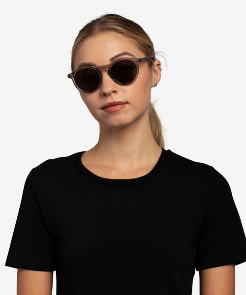 Luminance Striped AcetateSunglass Frames for Women from EyeBuyDirect