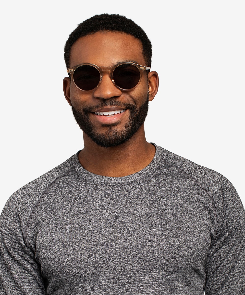 Black Wide Thick Trapezoid Gradient Sunglasses with Champagne Sunwear  Lenses - Rocky | Gradient sunglasses, Sunglasses, Horn-rimmed