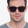 City Tortoise Green AcetateSunglass Frames for Men from EyeBuyDirect