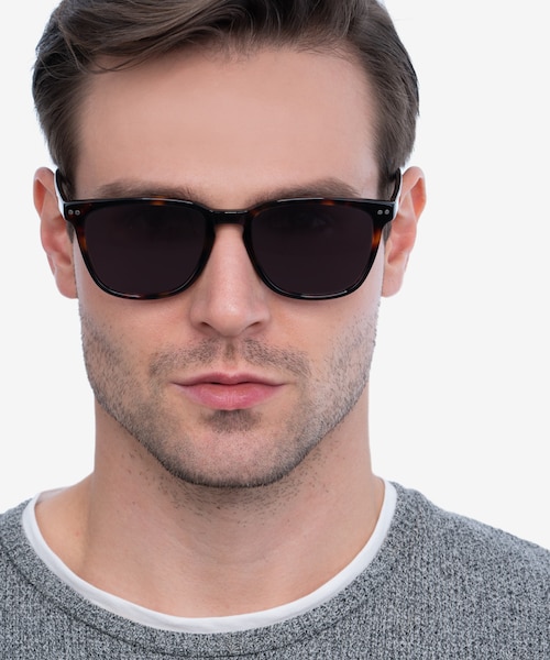 City Tortoise AcetateSunglass Frames for Men from EyeBuyDirect