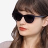 Sun Charlotte Purple AcetateSunglass Frames for Women from EyeBuyDirect