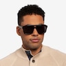 Bauhaus Dark Tortoise AcetateSunglass Frames for Men from EyeBuyDirect