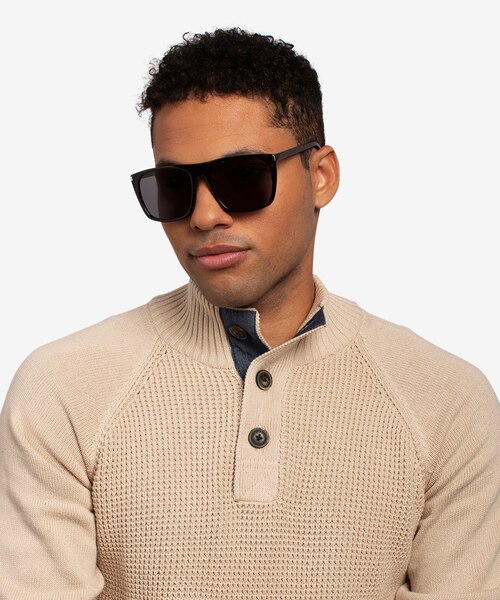 Jim Dark Tortoise AcetateSunglass Frames for Men from EyeBuyDirect