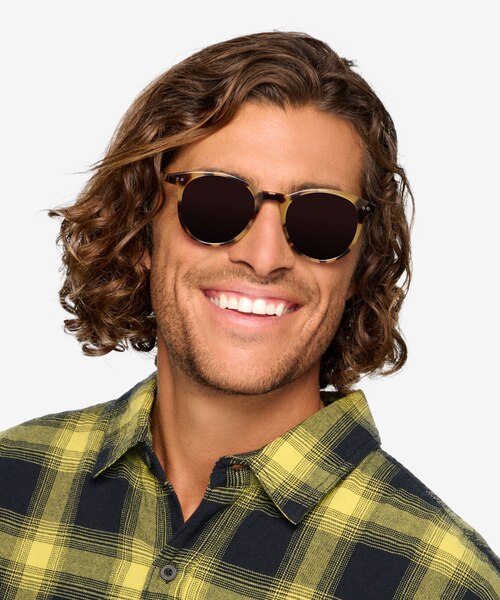 Seah Tortoise AcetateSunglass Frames for Men from EyeBuyDirect