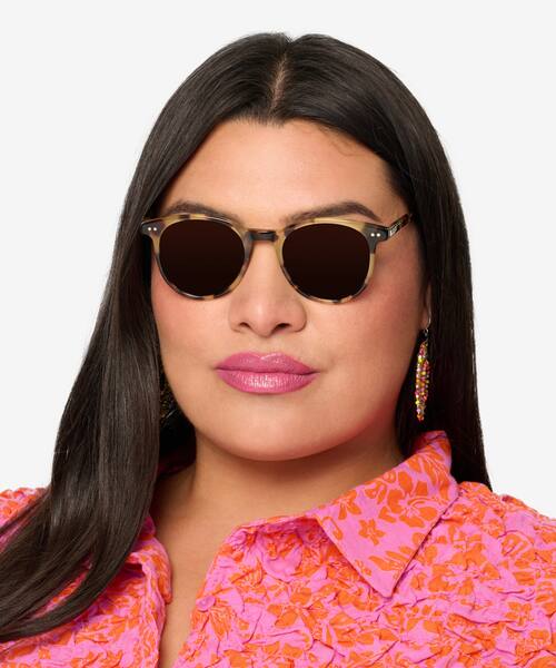 Tortoise Seah -  Acetate Sunglasses