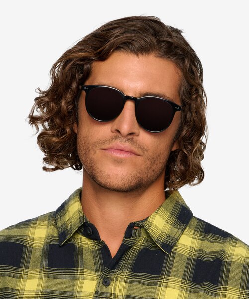 Seah Black AcetateSunglass Frames for Men from EyeBuyDirect