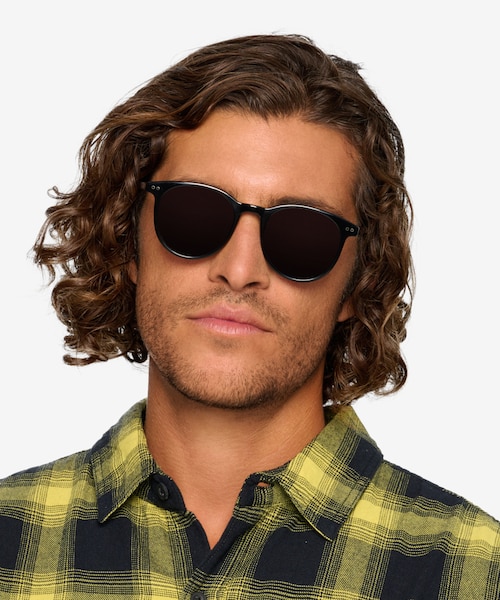Seah Black AcetateSunglass Frames for Men from EyeBuyDirect