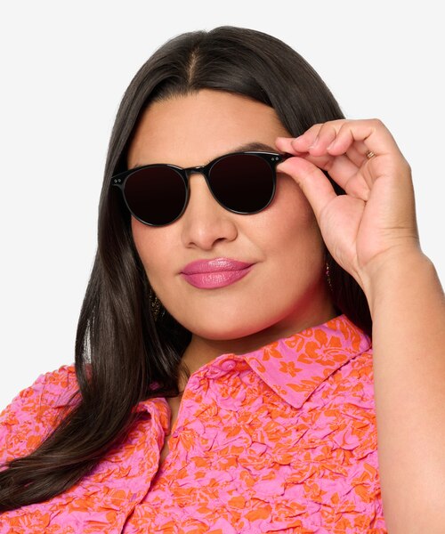 Seah Black AcetateSunglass Frames for Women from EyeBuyDirect