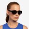 Elle Noir Acétate Soleil de Lunette de vue pour Femmes d'EyeBuyDirect