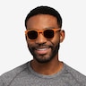 Safari Orange AcetateSunglass Frames for Men from EyeBuyDirect