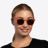 Safari Orange AcetateSunglass Frames for Women from EyeBuyDirect
