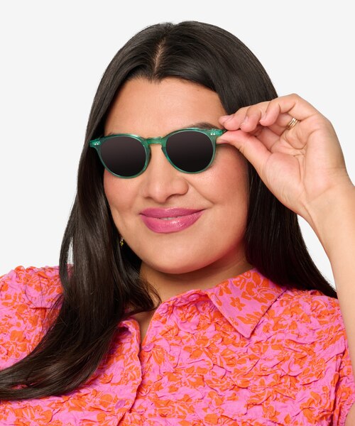 Sun Kyoto Emerald Green AcetateSunglass Frames for Women from EyeBuyDirect