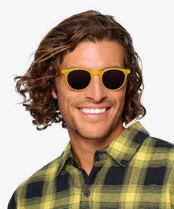 Yellow Prescription Sunglasses for Men