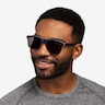 Proud Navy & Red AcetateSunglass Frames for Men from EyeBuyDirect