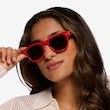Parade Red & Navy AcetateSunglass Frames for Women from EyeBuyDirect