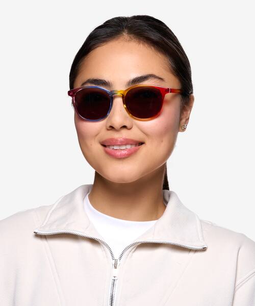Arc-en-ciel Power -  Plastique Sunglasses