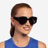 Bianca Noir AcétateSoleil de Lunette de vue pour Femmes d'EyeBuyDirect