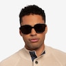 Marlon Black AcetateSunglass Frames for Men from EyeBuyDirect