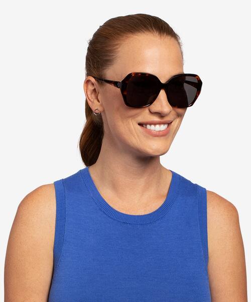 Tortoise Isabella -  Acetate Sunglasses