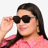 Isabella Black AcetateSunglass Frames for Women from EyeBuyDirect