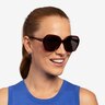 Isabella Burgundy AcetateSunglass Frames for Women from EyeBuyDirect