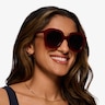 Wendy Burgundy AcetateSunglass Frames for Women from EyeBuyDirect
