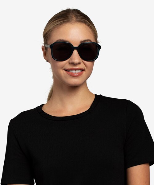Brent Blue AcetateSunglass Frames for Women from EyeBuyDirect