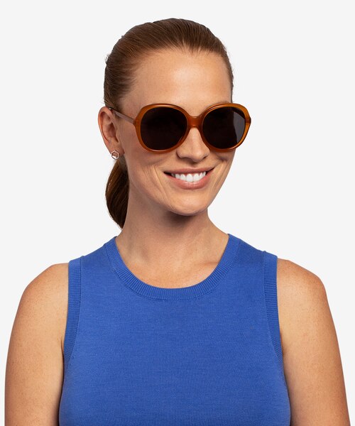 Sheila Mustard AcetateSunglass Frames for Women from EyeBuyDirect