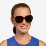 Sheila Burgundy AcetateSunglass Frames for Women from EyeBuyDirect