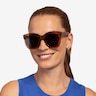 Claudette Clear Brown AcetateSunglass Frames for Women from EyeBuyDirect