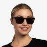 Lagoon Warm Tortoise & Basalt Eco-friendlySunglass Frames for Women from EyeBuyDirect