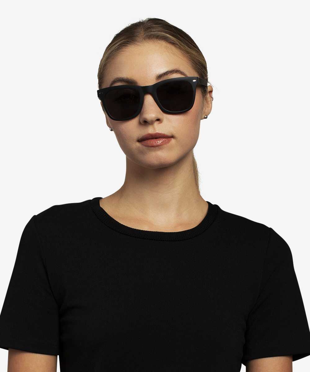 Ocean - Square Basalt Frame Prescription Sunglasses | Eyebuydirect Canada