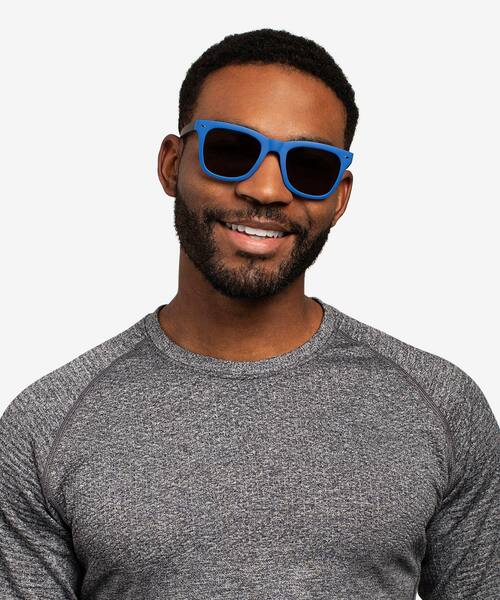Atlantic Blue & Warm Tortoise Ocean -  Plastic Sunglasses