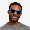 Ocean Atlantic Blue & Warm Tortoise PlasticSunglass Frames for Men from EyeBuyDirect