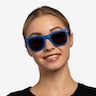 Ocean Atlantic Blue & Warm Tortoise PlasticSunglass Frames for Women from EyeBuyDirect