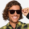Nevada Blue Striped AcetateSunglass Frames for Men from EyeBuyDirect