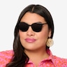 Sun Bardot Black AcetateSunglass Frames for Women from EyeBuyDirect