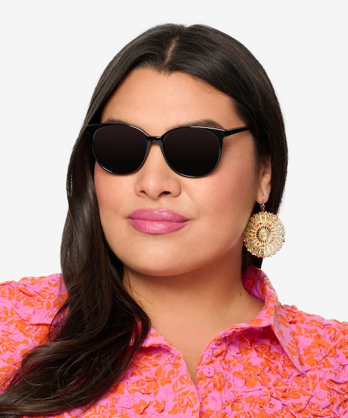 Sun Bardot Black AcetateSunglass Frames for Women from EyeBuyDirect