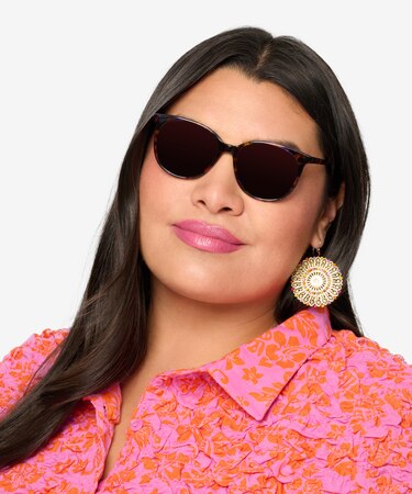 Floral Tortoise Sun Bardot -  Acetate Sunglasses