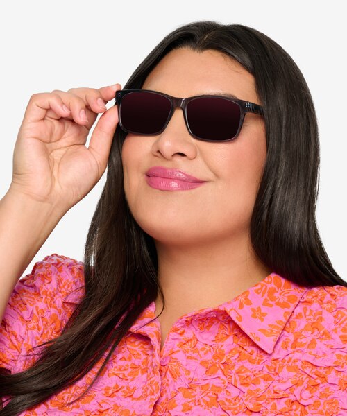 Sun Sydney Clear Gray AcetateSunglass Frames for Women from EyeBuyDirect