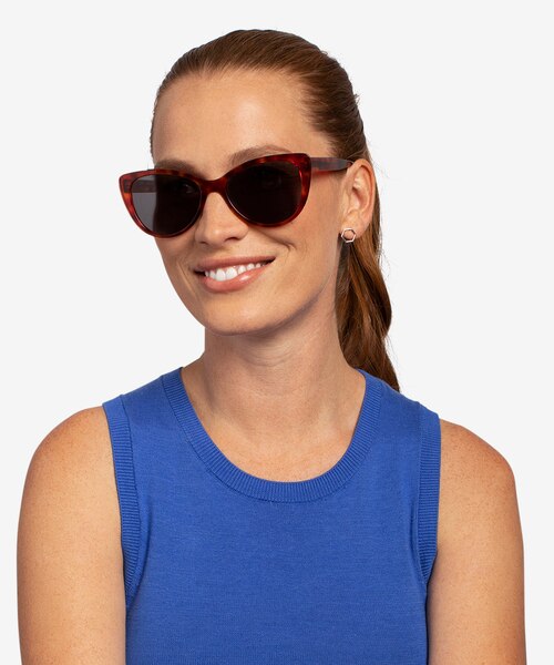 Lamarr Tortoise AcetateSunglass Frames for Women from EyeBuyDirect
