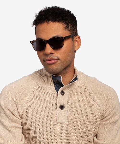Rooney Tortoise AcetateSunglass Frames for Men from EyeBuyDirect