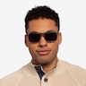 Silvio Clear Gray AcetateSunglass Frames for Men from EyeBuyDirect