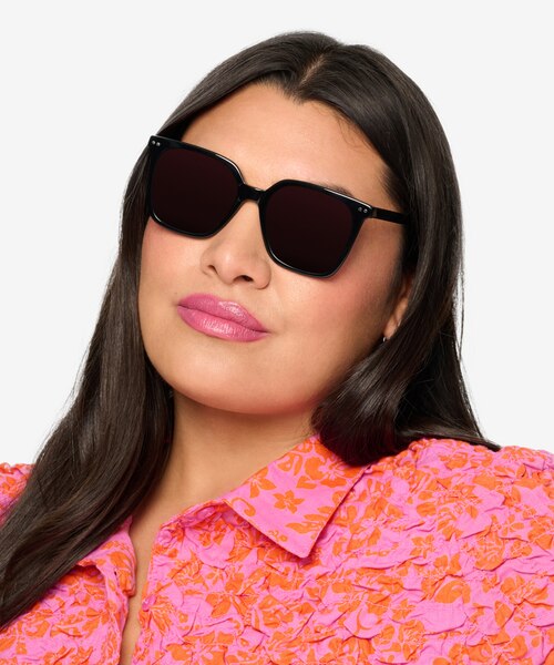 Parasol Black AcetateSunglass Frames for Women from EyeBuyDirect